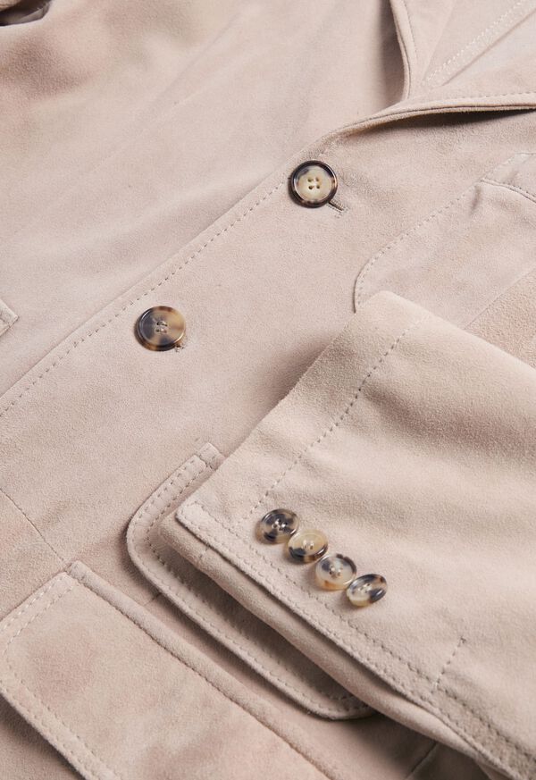 Paul Stuart Single Breasted Suede Jacket, image 3