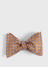 Paul Stuart Printed Silk Small Floral Bow Tie, thumbnail 1