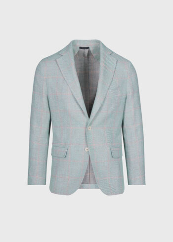Paul Stuart Faded Windowpane Jacket