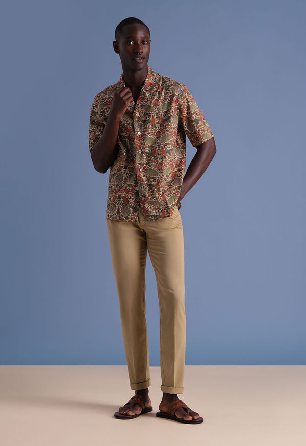Paul Stuart Cotton & Silk Five Pocket Pant, image 2