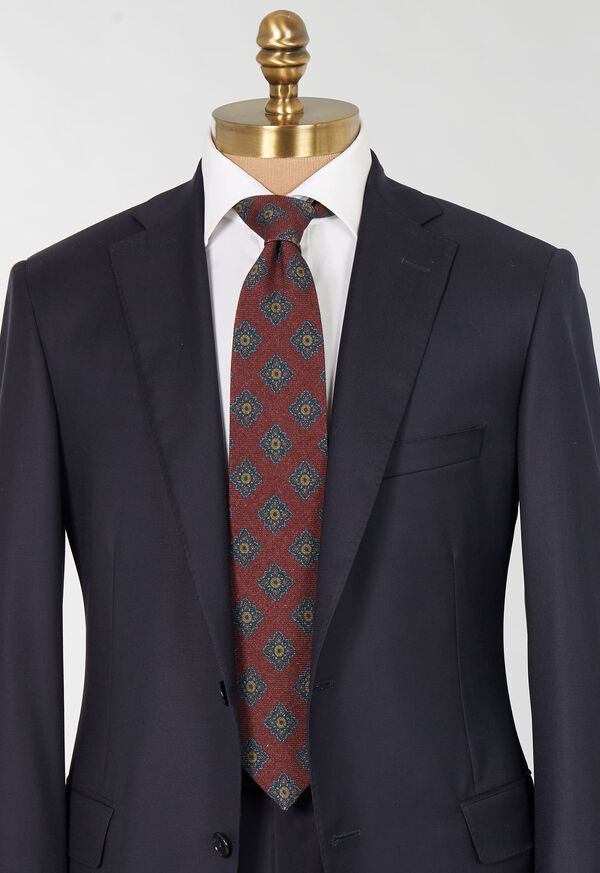 Paul Stuart Printed Wool Blend Large Medallion, image 2