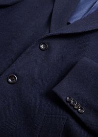 Paul Stuart Wool Herringbone Coat, thumbnail 4