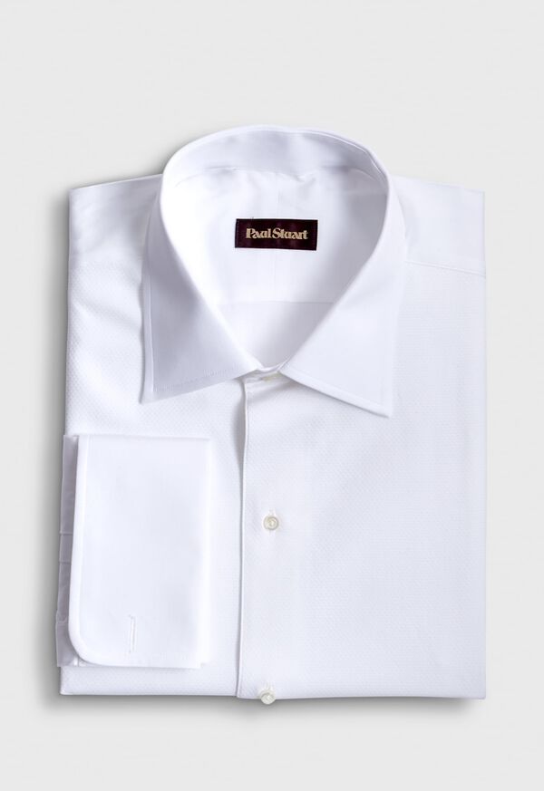 Paul Stuart Piqué Bib Front Cotton Formal Shirt, image 1