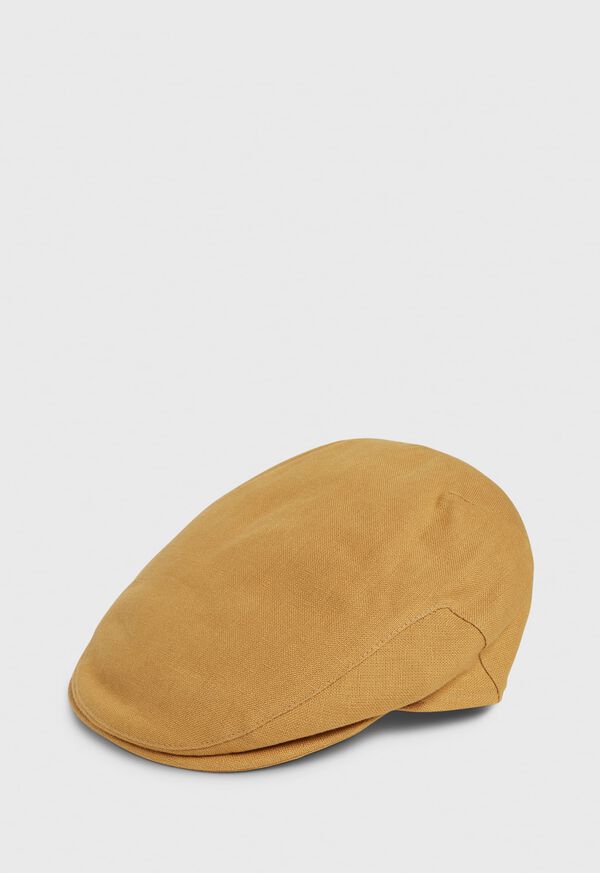 Paul Stuart Irish Linen Solid Flat Cap, image 1