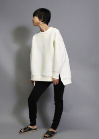 Paul Stuart Crewneck Oversized Sweatshirt, thumbnail 4