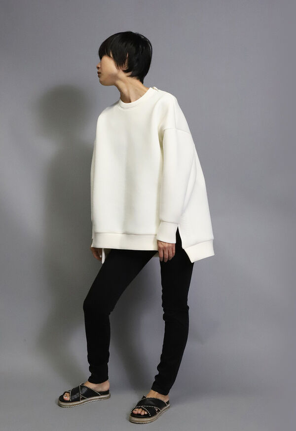 Paul Stuart Crewneck Oversized Sweatshirt, image 4