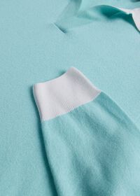 Paul Stuart Cashmere Open Collar Polo, thumbnail 2