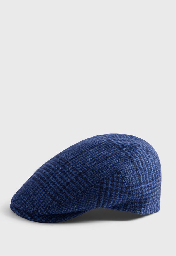 Paul Stuart Wool Glen Plaid Ivy Cap, image 1