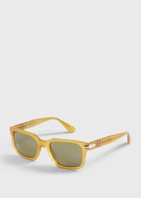 Paul Stuart Persol® Honey Sunglasses with Green Lens, thumbnail 3