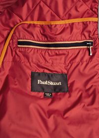 Paul Stuart Quilted Nylon Vest with Wool Trim, thumbnail 3