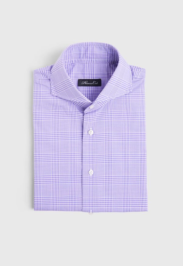 Paul Stuart Plum Plaid Dress Shirt, image 1