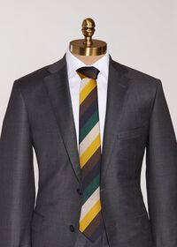 Paul Stuart Multi Color Bar Stripe Tie, thumbnail 2