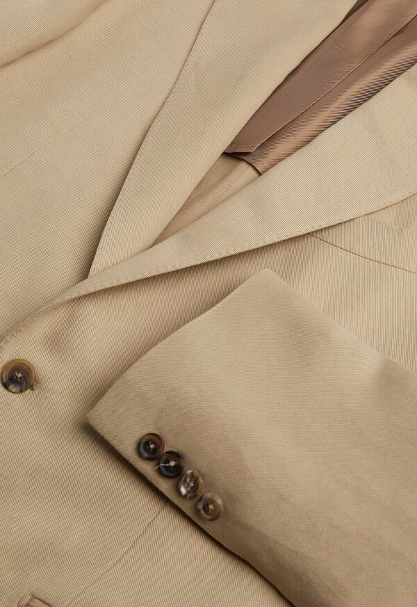 Paul Stuart Tan Linen Blend Suit, image 3