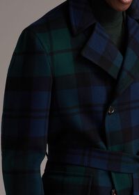 Paul Stuart Plaid Double Face Overcoat, thumbnail 4