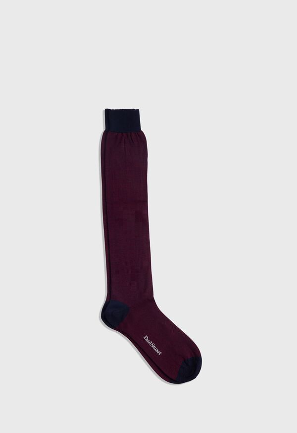 Paul Stuart Wool Micro Stripe Sock, image 1