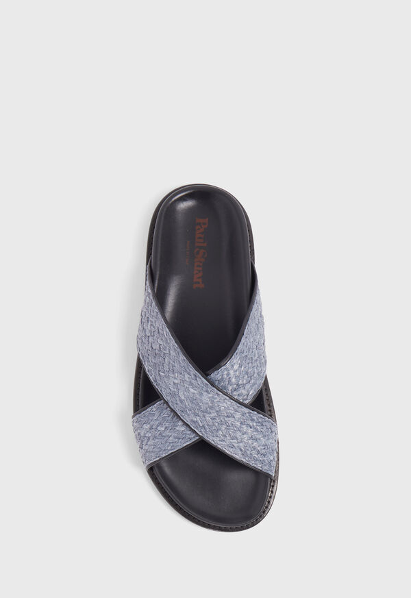 Paul Stuart Punta II Raffia Crossover Slide, image 4