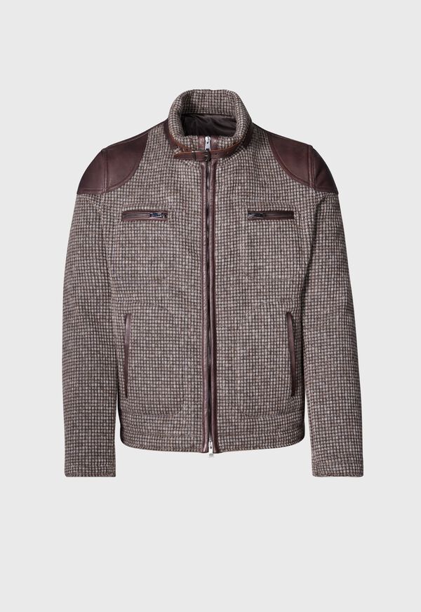 Paul Stuart Rider's Jacket with Leather Trim