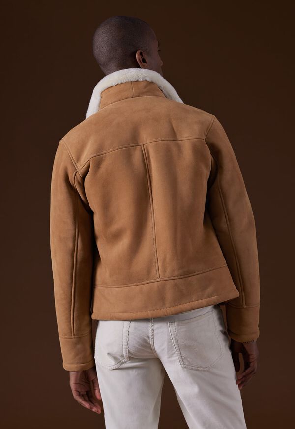 Paul Stuart Shearling Aviator Jacket, image 3