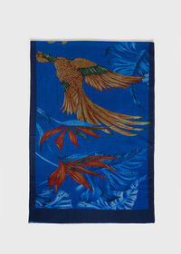 Paul Stuart <div>Lambswool Bird Scarf</div>, thumbnail 3