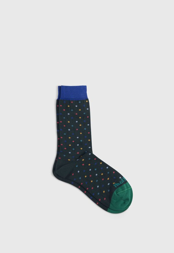 Paul Stuart Multicolor Dot Sock, image 1