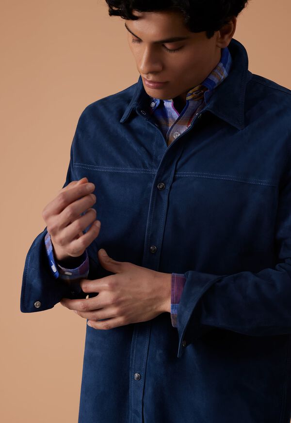 Paul Stuart Suede Shirt Jacket, image 4