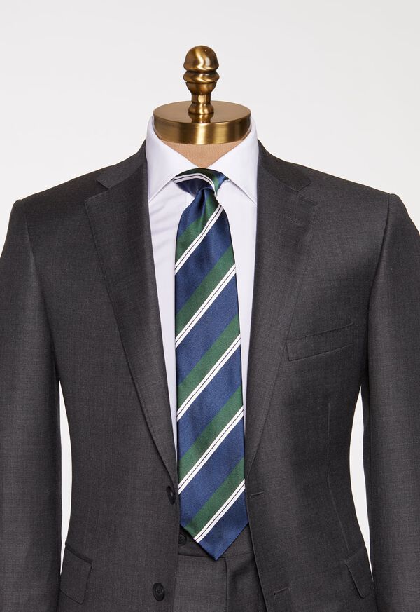 Paul Stuart Stripe Silk Tie, image 2