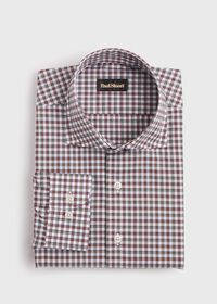 Paul Stuart Simple Check Poplin Sport Check, thumbnail 1