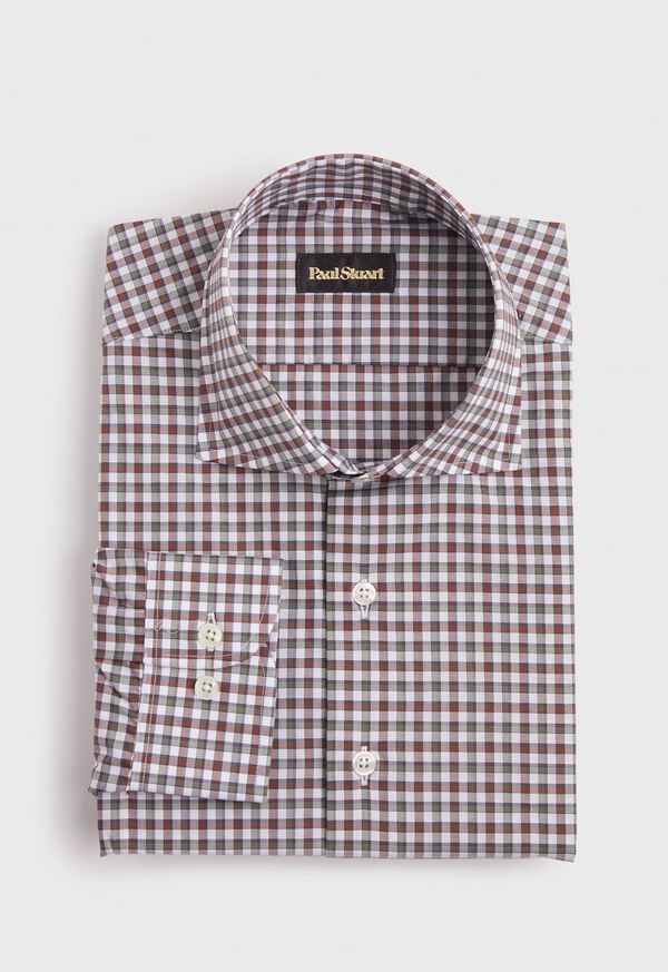 Paul Stuart Simple Check Poplin Sport Check, image 1