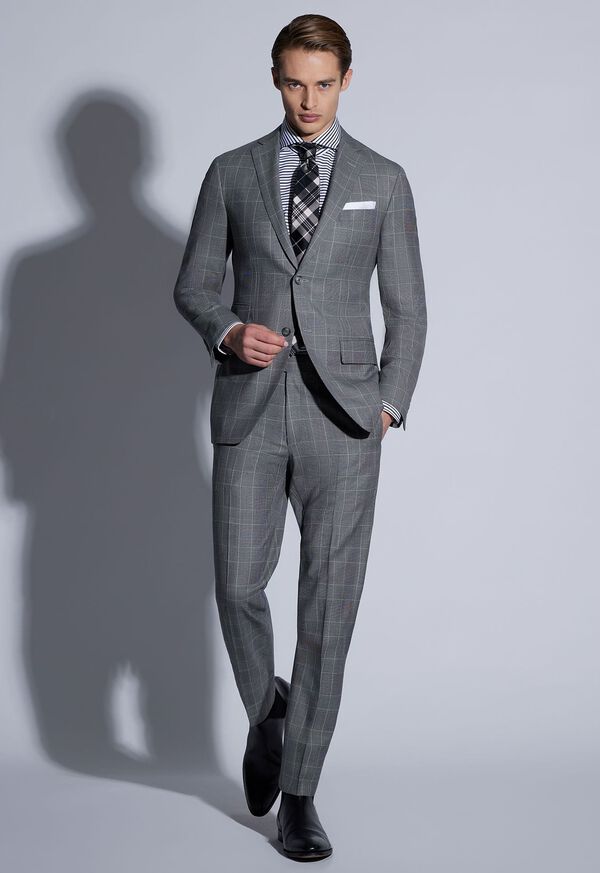 Paul Stuart Super 120s Wool Plaid Suit, image 2