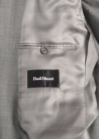 Paul Stuart Grey 100% Wool Birdseye Suit, thumbnail 7