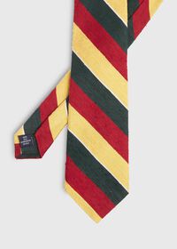 Paul Stuart Stripe Silk Skinny Tie, thumbnail 1