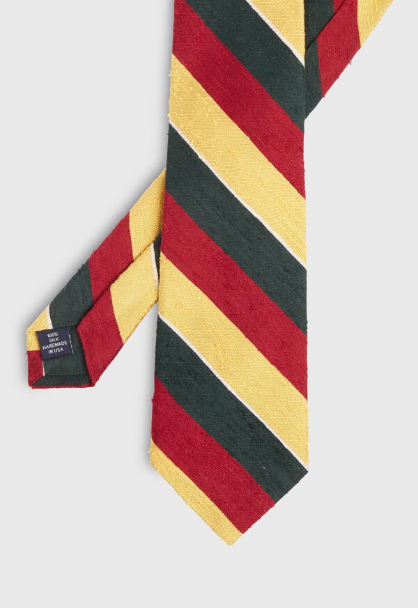 Paul Stuart Stripe Silk Skinny Tie, image 1