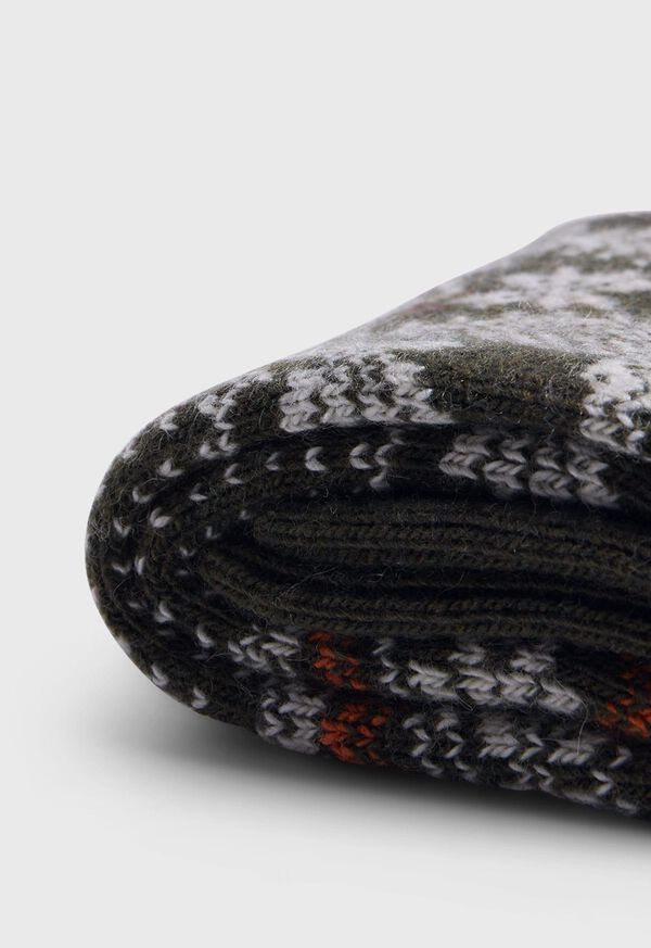Paul Stuart Pine Tree & Snowflake Sock, image 2