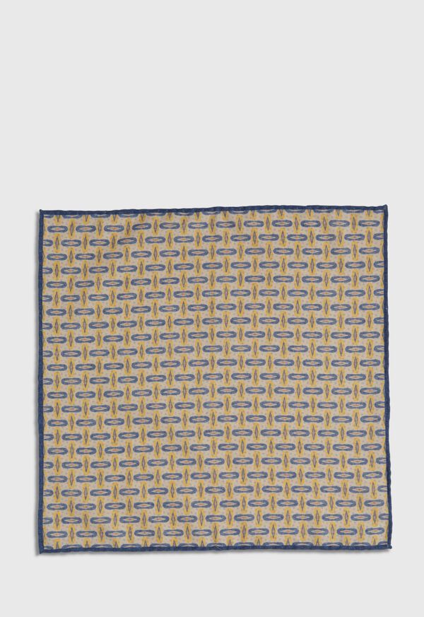 Paul Stuart Vintage Deco Print Pocket Square, image 3