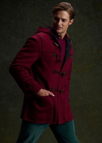 Paul Stuart Double Faced Cashmere Toggle Coat