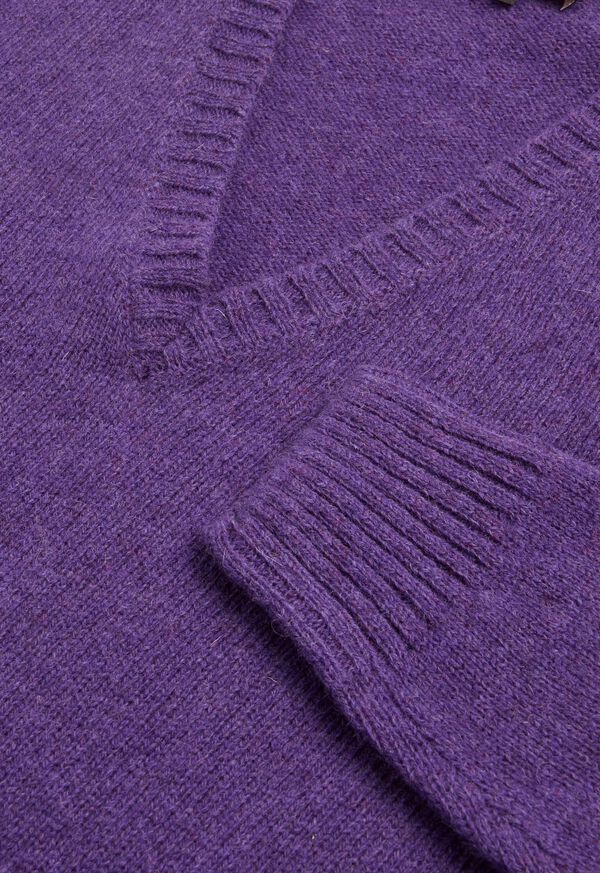 Paul Stuart Shetland Wool V-Neck Sweater, image 8