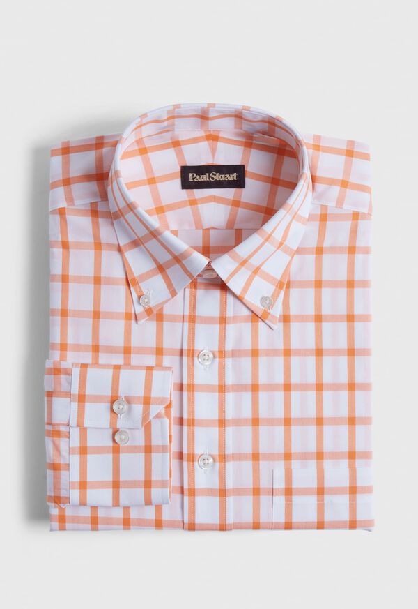 Paul Stuart Oversized Windowpane Cotton Dress Shirt, image 1