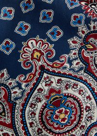 Paul Stuart Ornate Print Pocket Square, thumbnail 3