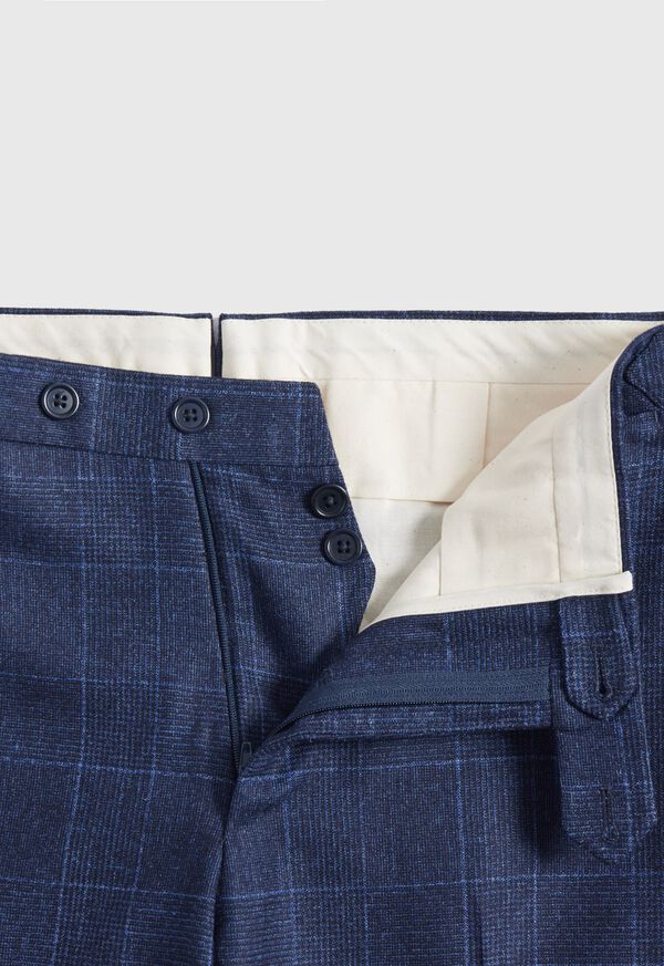 Paul Stuart Navy Plaid Double Breasted Suit, image 7