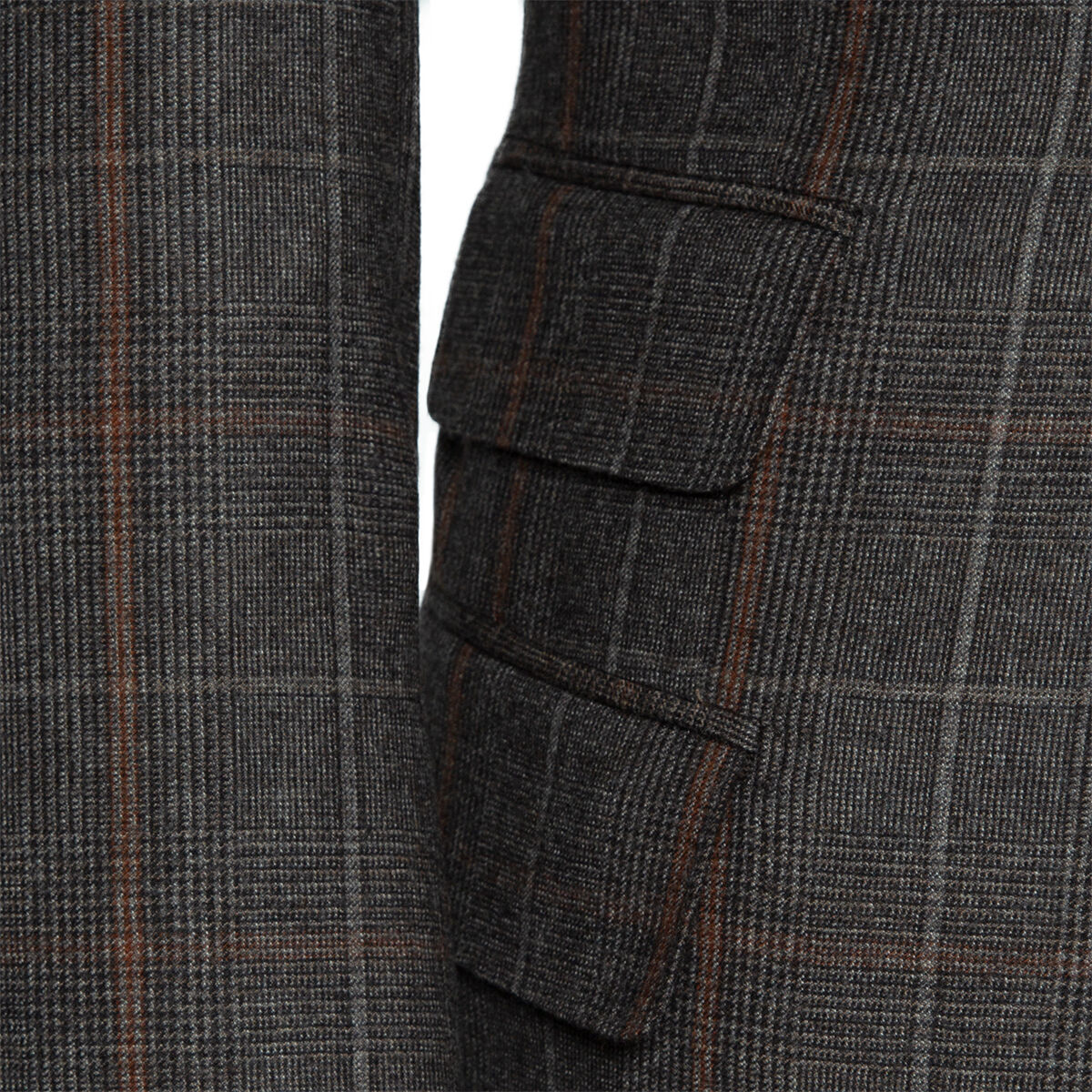 Wool Plaid Suit