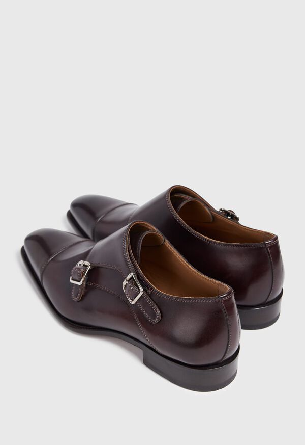 Paul Stuart Monza Leather Double Monk Strap, image 4