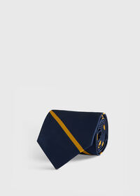 Paul Stuart Woven Silk Regimental Stripe Tie, thumbnail 1