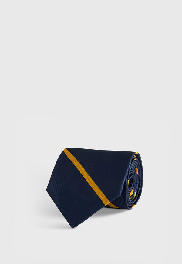 Paul Stuart Woven Silk Regimental Stripe Tie, image 1
