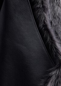 Paul Stuart Sheepskin Panel Tote Bag, thumbnail 2