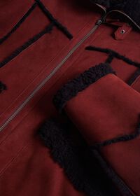 Paul Stuart Shearling Bomber Jacket, thumbnail 2