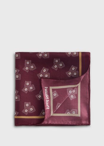 Paul Stuart Geometric Dot Pocket Square