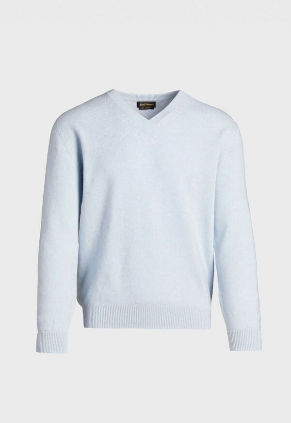 Paul Stuart Classic Cashmere V-Neck Sweater, image 8