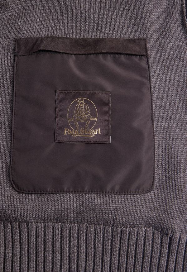 Paul Stuart Wool & Suede Bomber Jacket, image 5