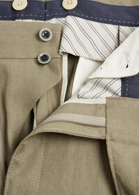 Paul Stuart Solid Linen Gurkha Pant, thumbnail 2