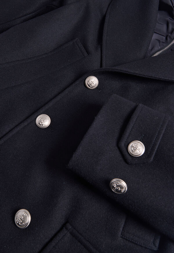 Paul Stuart Double Breasted Wool Coat & Detachable Jacket, image 7